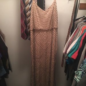 Adrianna Papell Long Sequin Dress